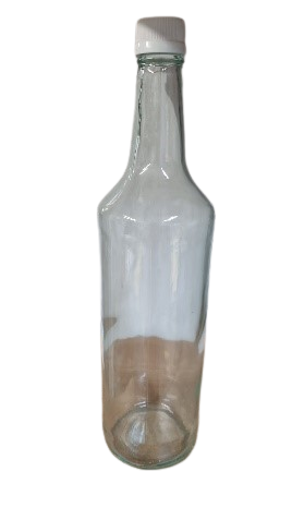 בקבוק Nova  זכוכית שקוף + פקק הברגה 28 מ"מ